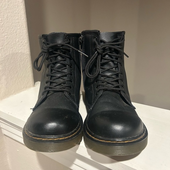 Dr. Martens 1460 J Black Leather Lace Up/Zip Ankle Boots Men’s Size 4  Women’s 5 - Picture 8 of 9